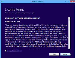 Windows 8.1 Licence Setup