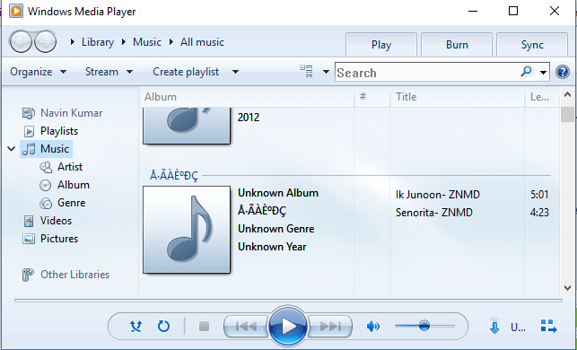 List of Best Music Players for Windows 10 pic 2 WMP