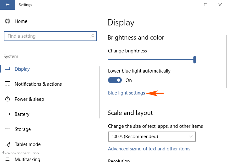 Lower Night Light on Windows 10 image 3