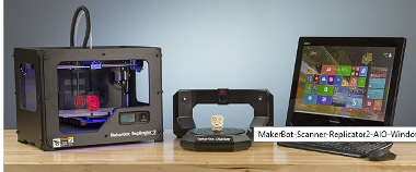 MakerBot Digitizer Desktop 3D scanner, Windows 8.1 PC