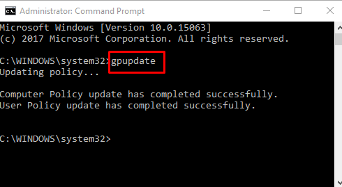 Manually Update Group Policy In Windows 10 photo