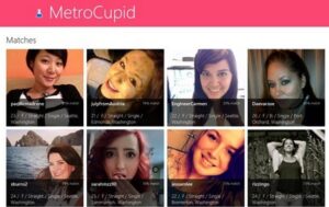MetroCupid app for Windows 8