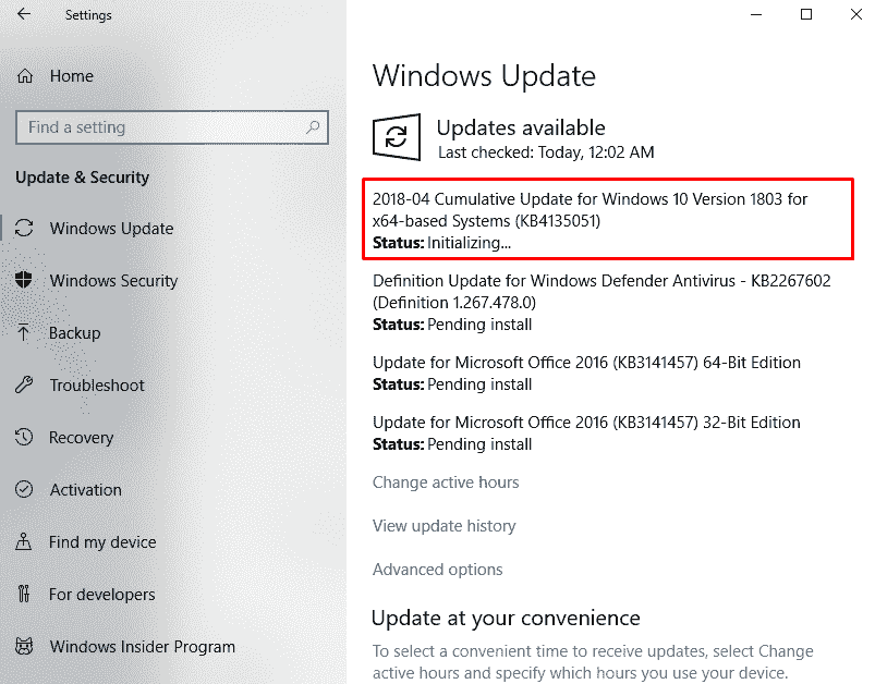 Microsoft Released KB4135051 for Windows Insider 17134.5 in All Rings