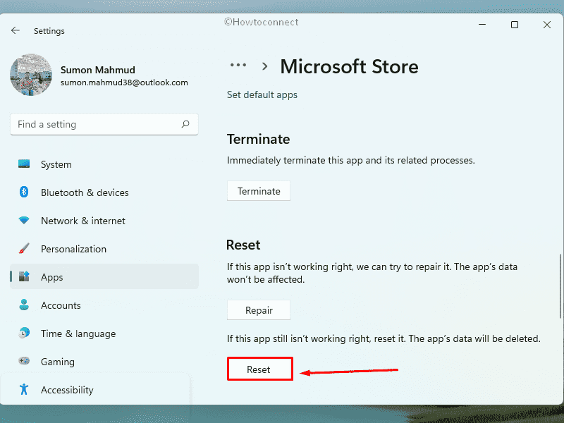 Microsoft Store Error 0x800B010FI in Windows 10 or 11 - Reset Microsoft store