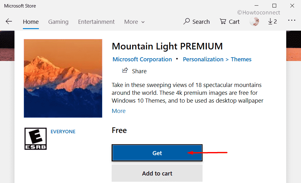 Mountain Light PREMIUM Windows 10 Theme Image 1