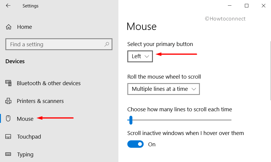 Mouse Buttons Reversed Windows 10 Pic 1