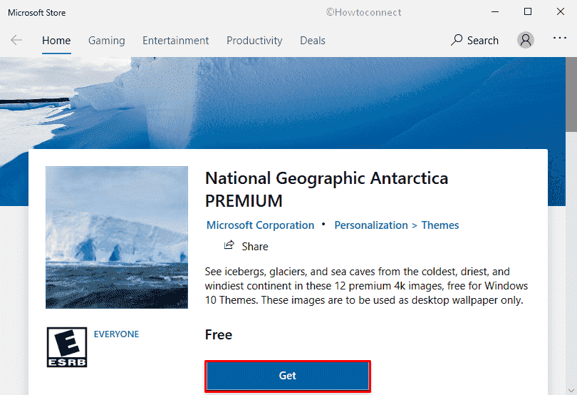 National Geographic Antarctica PREMIUM Windows 10 Theme [Download]
