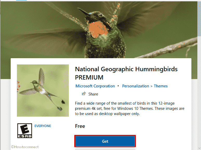 National Geographic Hummingbirds PREMIUM Windows 10 Theme [Download]
