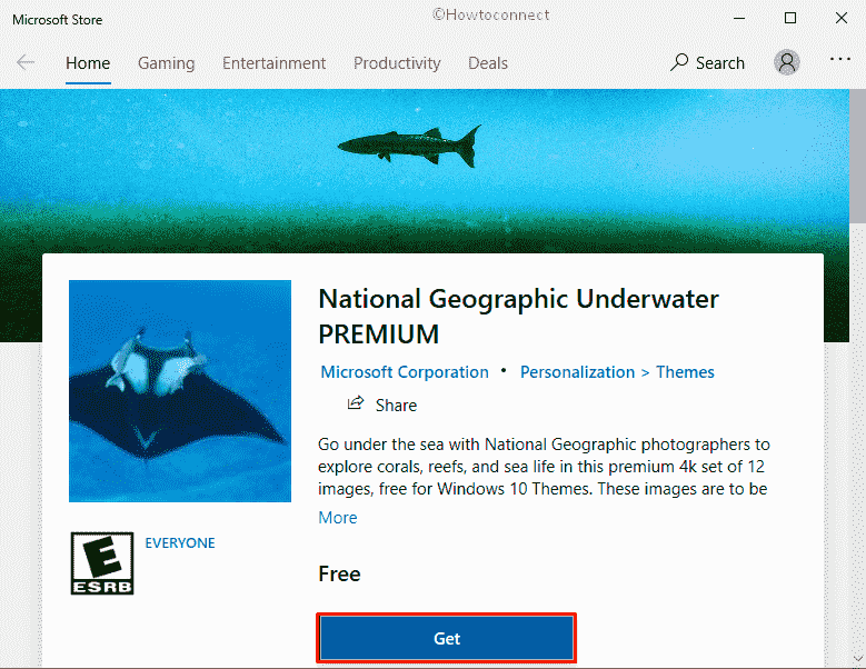 National Geographic Underwater PREMIUM Windows 10 Theme [Download]