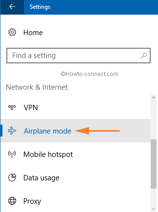 Network Internet shows off Airplane Mode