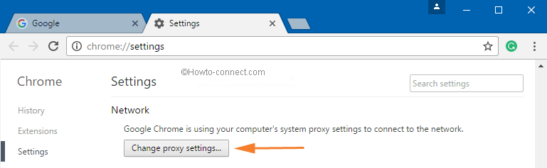 Customize Proxy Server Settings in Browsers