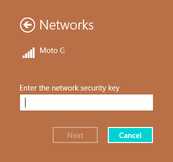 Update WiFi Network Security Key in Windows 10/8/8.1