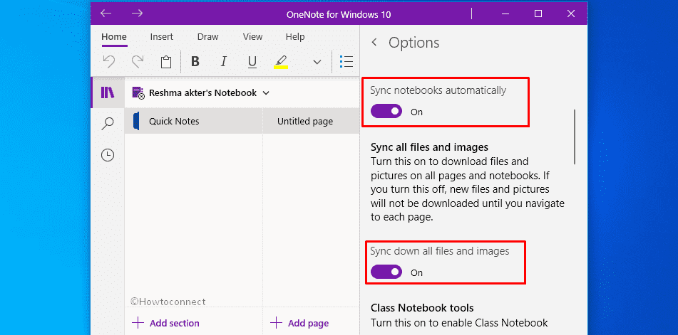 OneNote Error 0xE0001460 bdf5g - Turn on all sync options