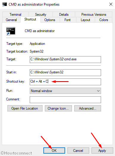 Open Command Prompt as Administrator in Windows 10 using run new task