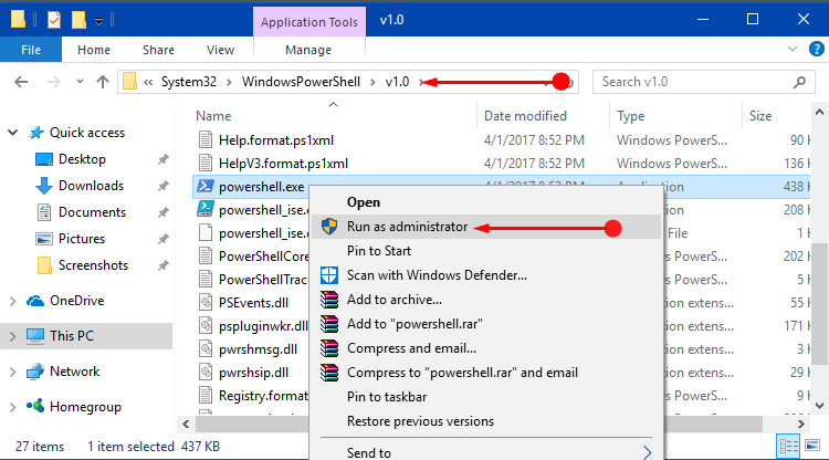 Open Elevated PowerShell on Windows 10 Picture 9