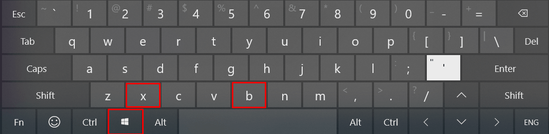 Open Windows 10 Mobility Center via keyboard shortcut