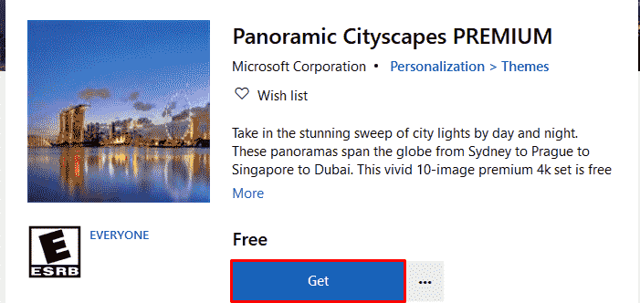 Panoramic Cityscapes PREMIUM Windows 10 Theme [Download]