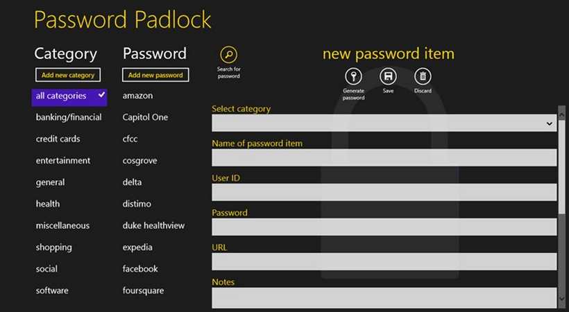 password padlock