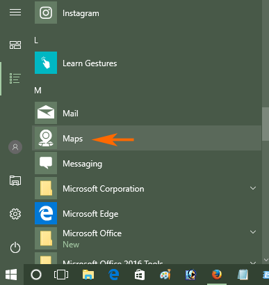 Pin Map Location Tile to Start Windows 10 pics 1