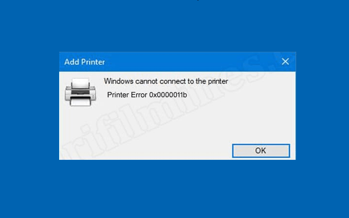 Printer Error 0x0000011b
