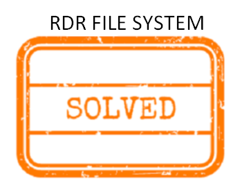 RDR FILE SYSTEM
