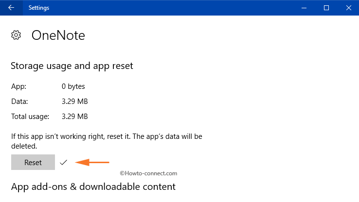 Reset OneNote in Windows 10 Picture 7