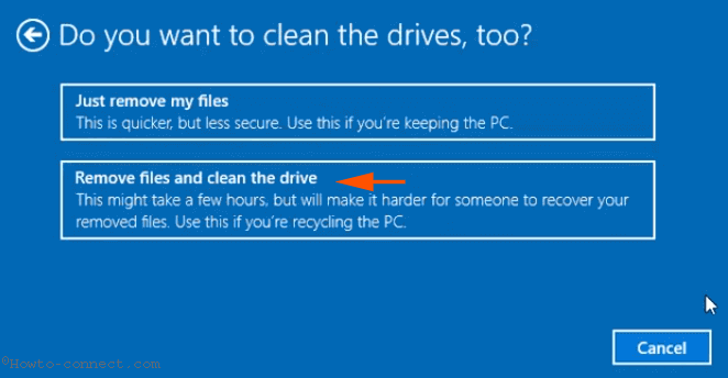 Reset Windows 10 Removing Everything, Keeping Files pic 4