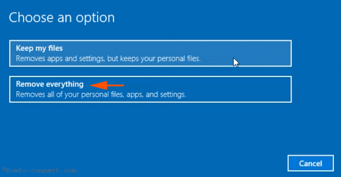 Reset Windows 10 Removing Everything, Keeping Files pic 3