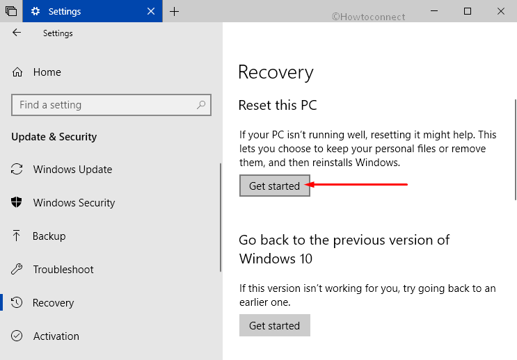 Reset Windows to Default Setup Image 6