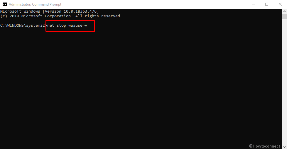 Reset windows update component command in cmd