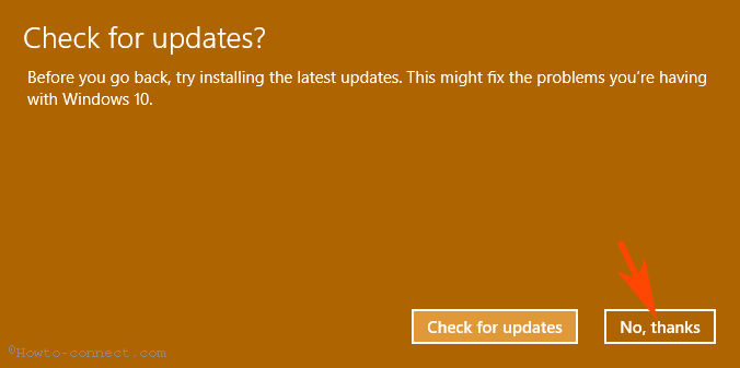 Restore Earlier Build in Windows 10 image 4