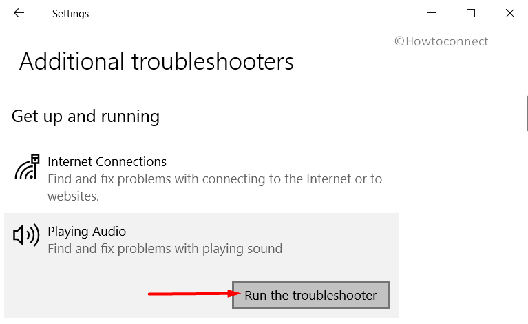 Run Audio Troubleshooter Pic 5