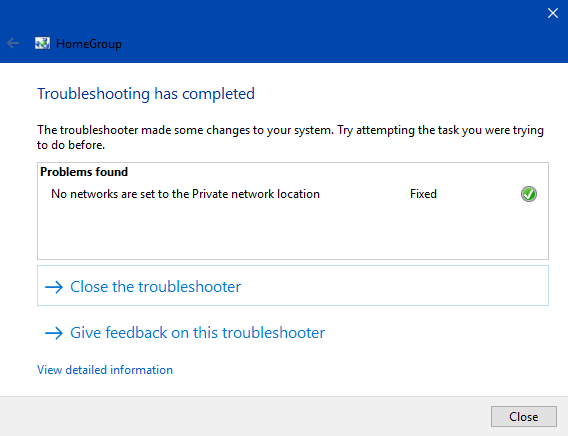 Run HomeGroup Troubleshooter in Windows 10 Picture 5
