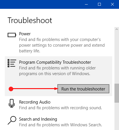 Run Program Compatibility Troubleshooter on Windows 10 Photo 3
