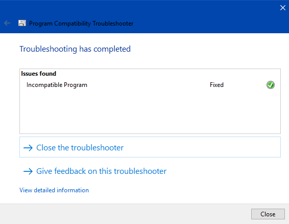 Run Program Compatibility Troubleshooter on Windows 10 Photo 6