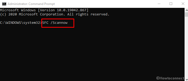 Run System File Checker (SFC) to solve Cortana Sorry but for the time being error