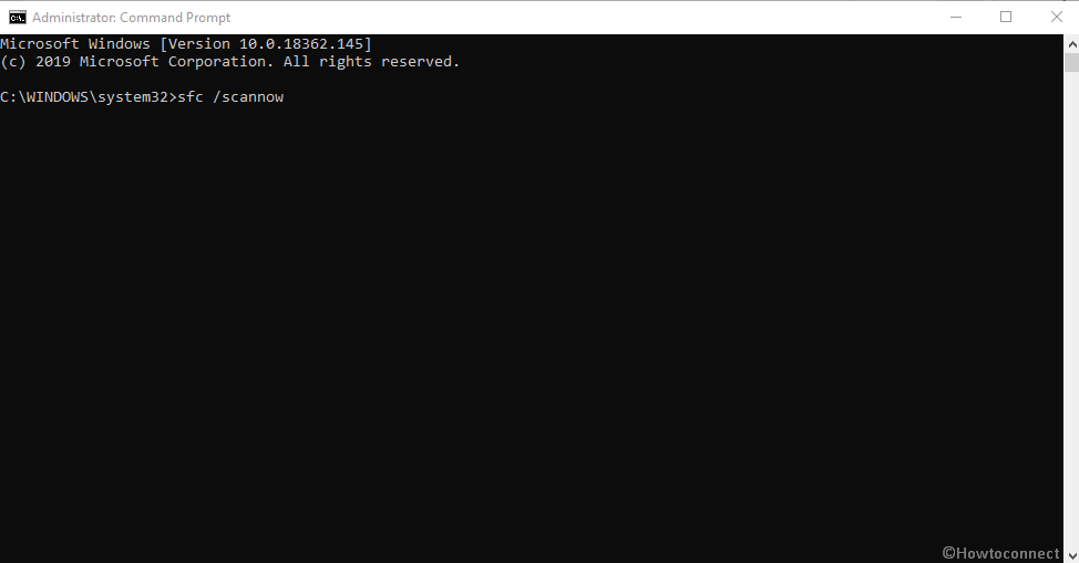 SFC /Scannow on command prompt admin