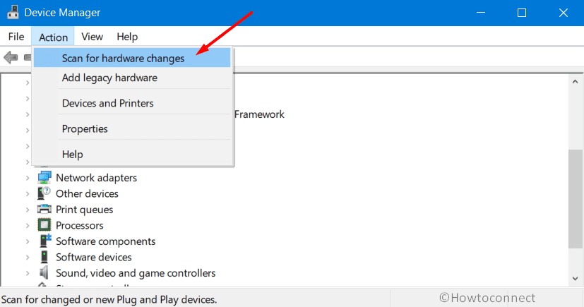 Scan for hardware changes in Device Manager Image 3