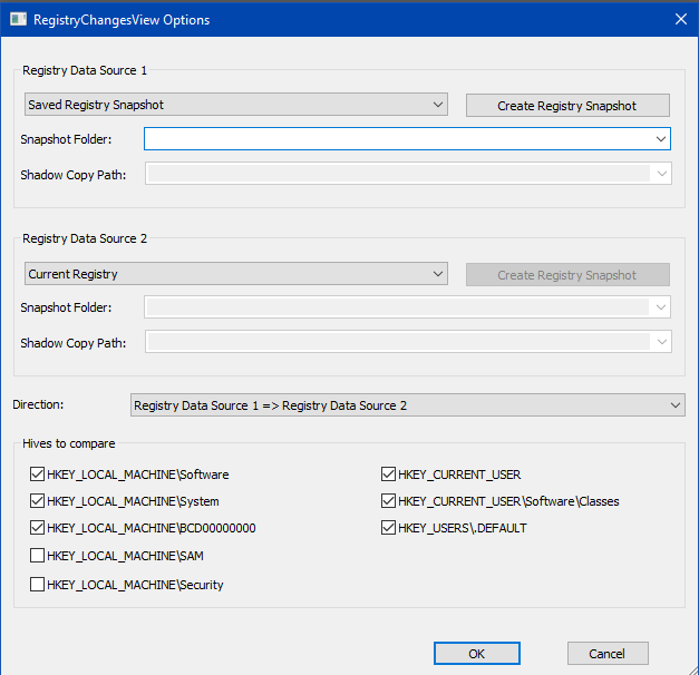 RegistryChangesView to Take a Snapshot of Registry Editor in Windows Image 1