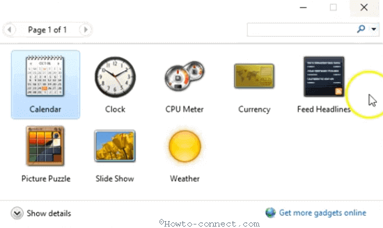 Set Desktop Gadgets on Windows 10 photo 3