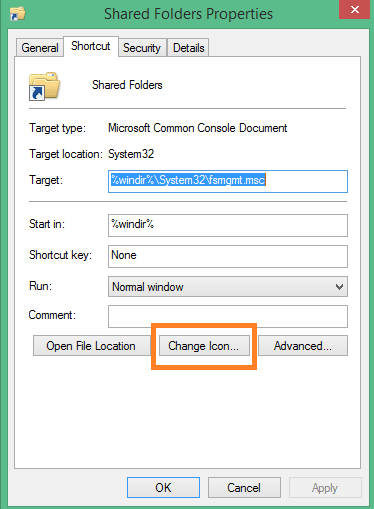 Create Shared Folder Shortcut on Windows 10, 8