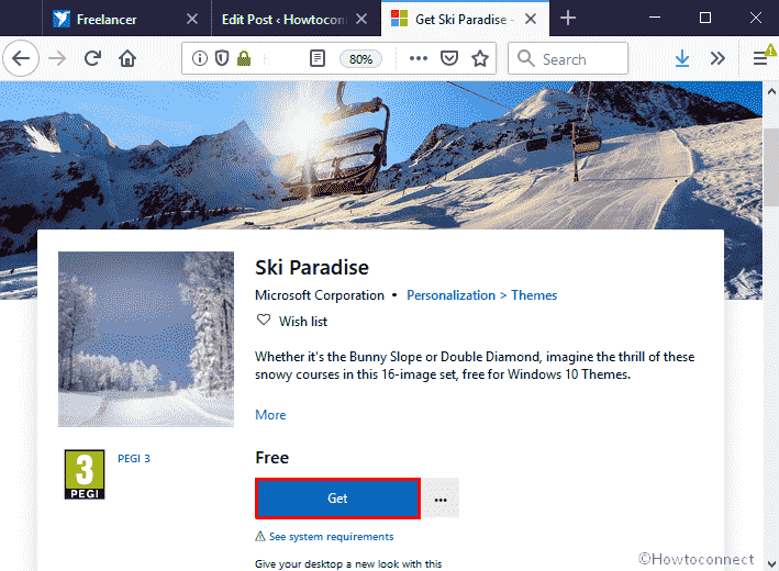 Ski Paradise Windows 10 Theme [Download] image 1