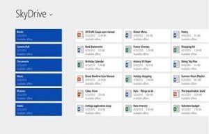 skydrive in windows 8.1