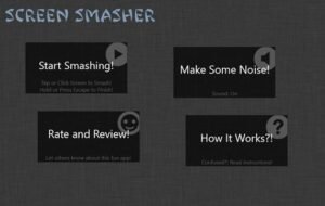 Screen Smashing Windows 8 app