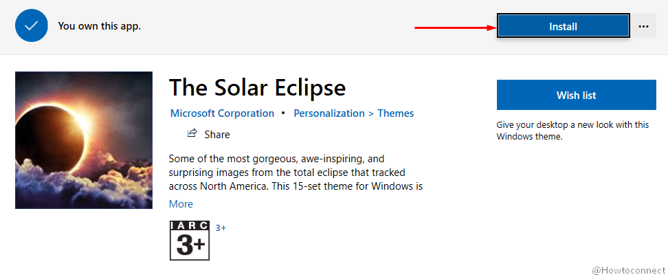 Solar Eclipse Windows 10 Theme