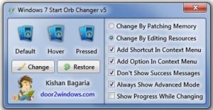 Start Orb Changer Windows 7