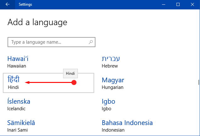 Switch Default Language in Windows 10 Picture 3
