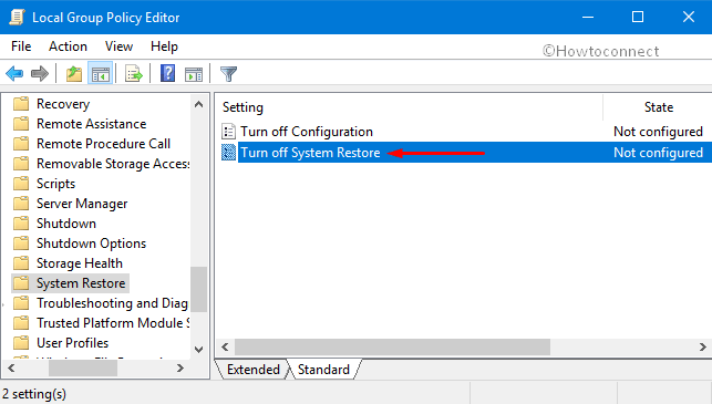 System Restore Encountered an Error 0x81000203 in Windows 10 Pic 6