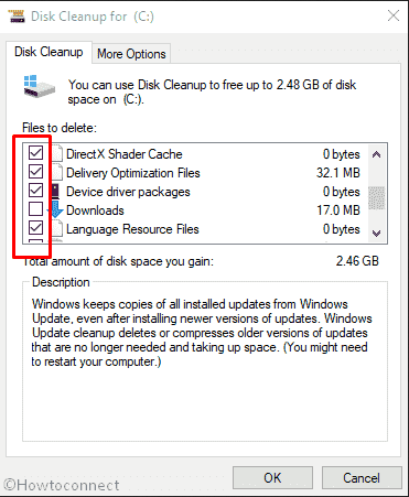 TELEMETRY ASSERTS LIVEDUMP - Run Disk cleanup to free up space