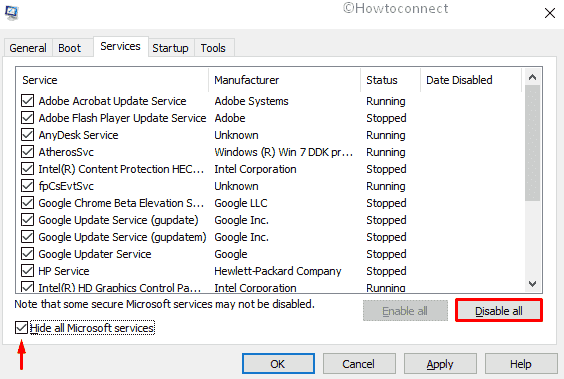 TELEMETRY_ASSERTS_LIVEDUMP - Disable all services except Microsofts one